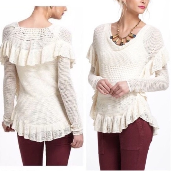 Anthropologie Tops - Final Markdown💲Angel of the North Crochet Top